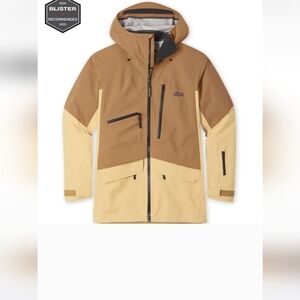 Stio Figment Brown and Tan Ski Shell Jacket